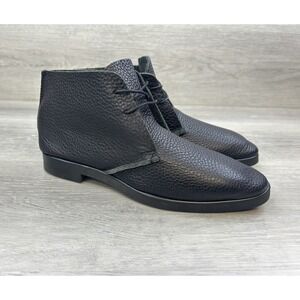 U-DOT Women's‎ Boot  Chukka Soft Pebble leather Black Lace Up Japan Shoe 6